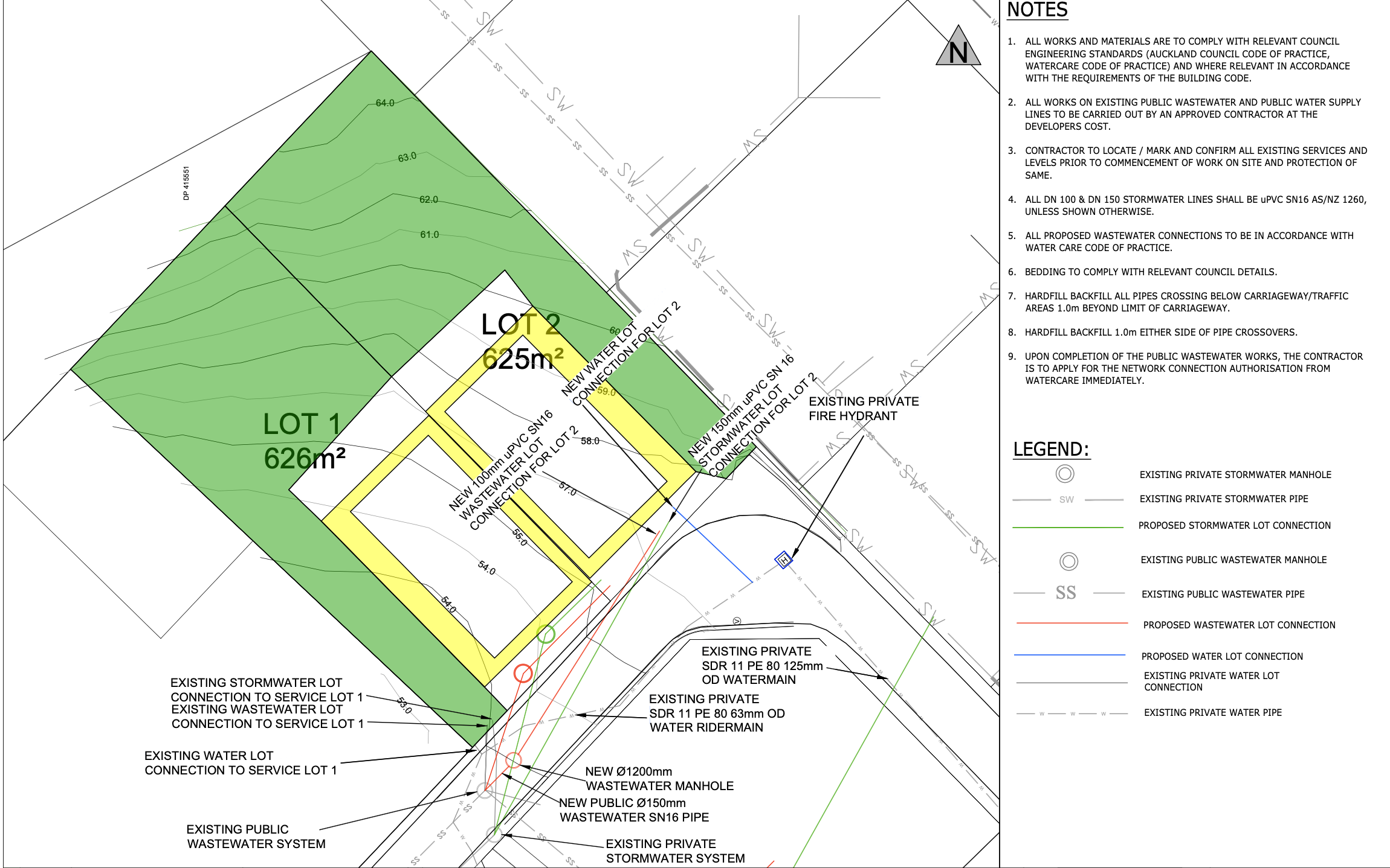 Maderia Lane Subdivision - Engineering Plan and Layout